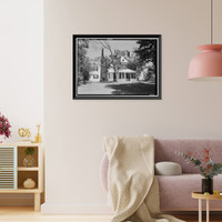 Historic Framed Print, The Maples, 630 South Carolina Avenue Southeast, Washington, District of Columbia, DC,  17-7/8" x 21-7/8"