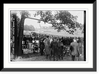 Piping rock . Cherry Malotte winning 2d Horse race, Antique Print