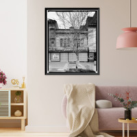 Historic Framed Print, Adams Building, 816 F Street, Northwest, Washington, District of Columbia, DC - 4,  17-7/8" x 21-7/8"