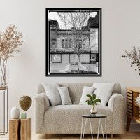 Historic Framed Print, Adams Building, 816 F Street, Northwest, Washington, District of Columbia, DC - 4,  17-7/8" x 21-7/8"