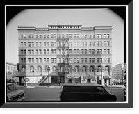 Historic Framed Print, Warder Building, 527 Ninth Street Northwest, Washington, District of Columbia, DC - 4,  17-7/8" x 21-7/8"