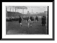 Historic Framed Print, White Sox coming on field,  17-7/8" x 21-7/8"