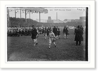 Historic Framed Print, White Sox coming on field,  17-7/8" x 21-7/8"