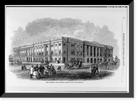United States General Post Office, Between Seventh, Eighth, E, & F Streets, Northwest, Washington, District of Columbia, DC - 2, Vintage Poster
