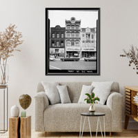 Hume Building, 807 Market Space Northwest, Square 408, Lot 802, Washington, District of Columbia, DC Classic, Vintage Poster