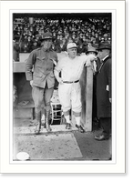 Historic Framed Print, Hank Gowdy and McGraw,  17-7/8" x 21-7/8"