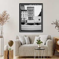 Historic Framed Print, Cullinan Building, 415 Seventh Street, Northwest, Washington, District of Columbia, DC,  17-7/8" x 21-7/8"
