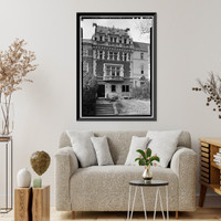 Antique Architecture - James C. Hooe House - Vintage Home Decor Print