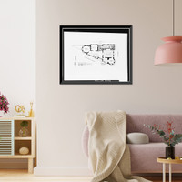 Historic Framed Print, Herbert Wadsworth House, 1801 Massachusetts Avenue Northwest, Washington, District of Columbia, DC,  17-7/8" x 21-7/8"