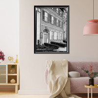 Historic Framed Print, Timothy Caldwell House, 2017 "Eye" Street Northwest, Washington, District of Columbia, DC - 2,  17-7/8" x 21-7/8"