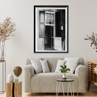Historic Framed Print, Timothy Caldwell House, 2017 "Eye" Street Northwest, Washington, District of Columbia, DC - 2,  17-7/8" x 21-7/8"