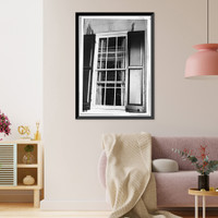 Historic Framed Print, Timothy Caldwell House, 2017 "Eye" Street Northwest, Washington, District of Columbia, DC - 3,  17-7/8" x 21-7/8"