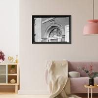 Historic Framed Print, Timothy Caldwell House, 2017 "Eye" Street Northwest, Washington, District of Columbia, DC - 4,  17-7/8" x 21-7/8"