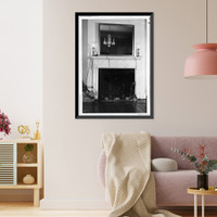 Historic Framed Print, Timothy Caldwell House, 2017 "Eye" Street Northwest, Washington, District of Columbia, DC - 5,  17-7/8" x 21-7/8"