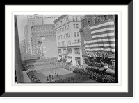 Historic Framed Print, 7th Regt. Departs,  17-7/8" x 21-7/8"