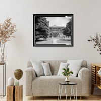 Historic Framed Print, St. Elizabeths Hospital, I Building (No. 95), 2700 Martin Luther King Jr. Avenue, Southeast, Washington, District of Columbia, DC,  17-7/8" x 21-7/8"