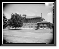 Historic Framed Print, St. Elizabeths Hospital, I Building (No. 95), 2700 Martin Luther King Jr. Avenue, Southeast, Washington, District of Columbia, DC - 2,  17-7/8" x 21-7/8"