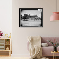 Historic Framed Print, St. Elizabeths Hospital, I Building (No. 95), 2700 Martin Luther King Jr. Avenue, Southeast, Washington, District of Columbia, DC - 2,  17-7/8" x 21-7/8"