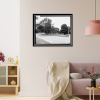 Historic Framed Print, St. Elizabeths Hospital, I Building (No. 95), 2700 Martin Luther King Jr. Avenue, Southeast, Washington, District of Columbia, DC - 3,  17-7/8" x 21-7/8"