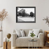 Historic Framed Print, St. Elizabeths Hospital, I Building (No. 95), 2700 Martin Luther King Jr. Avenue, Southeast, Washington, District of Columbia, DC - 3,  17-7/8" x 21-7/8"