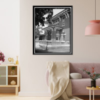 Historic Framed Print, St. Elizabeths Hospital, I Building (No. 95), 2700 Martin Luther King Jr. Avenue, Southeast, Washington, District of Columbia, DC - 4,  17-7/8" x 21-7/8"