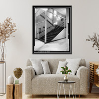 Historic Framed Print, St. Elizabeths Hospital, I Building (No. 95), 2700 Martin Luther King Jr. Avenue, Southeast, Washington, District of Columbia, DC - 6,  17-7/8" x 21-7/8"