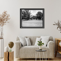 Historic Framed Print, St. Elizabeths Hospital, M Building (No. 72), 2700 Martin Luther King Jr. Avenue, Southeast, Washington, District of Columbia, DC - 3,  17-7/8" x 21-7/8"