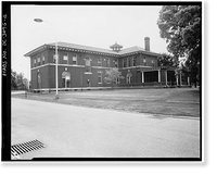 Historic Framed Print, St. Elizabeths Hospital, M Building (No. 72), 2700 Martin Luther King Jr. Avenue, Southeast, Washington, District of Columbia, DC - 4,  17-7/8" x 21-7/8"