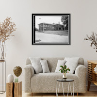 Historic Framed Print, St. Elizabeths Hospital, M Building (No. 72), 2700 Martin Luther King Jr. Avenue, Southeast, Washington, District of Columbia, DC - 4,  17-7/8" x 21-7/8"
