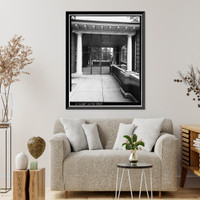 Historic Framed Print, St. Elizabeths Hospital, M Building (No. 72), 2700 Martin Luther King Jr. Avenue, Southeast, Washington, District of Columbia, DC - 5,  17-7/8" x 21-7/8"