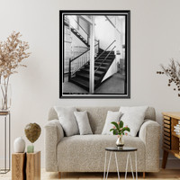 Historic Framed Print, St. Elizabeths Hospital, M Building (No. 72), 2700 Martin Luther King Jr. Avenue, Southeast, Washington, District of Columbia, DC - 6,  17-7/8" x 21-7/8"