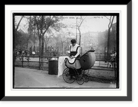 Historic Framed Print, Taking home milk - 3,  17-7/8" x 21-7/8"