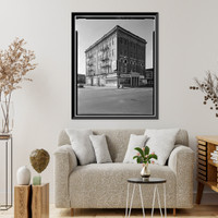 True Reformer Building, 1200 U Street Northwest, Washington, District of Columbia, DC Classic, Antique Print