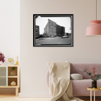 Historic Framed Print, Whitelaw Apartment House, 1839 Thirteenth Street Northwest, Washington, District of Columbia, DC - 2,  17-7/8" x 21-7/8"