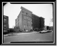 Historic Framed Print, Whitelaw Apartment House, 1839 Thirteenth Street Northwest, Washington, District of Columbia, DC - 2,  17-7/8" x 21-7/8"