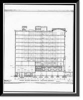 Munsey Building, 1327-1329 E Street Northwest, Washington, District of Columbia, DC - 25, Antique Print