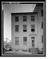 General John A. Dix House, 456 C Street Northwest, Washington, District of Columbia, DC, Antique Poster