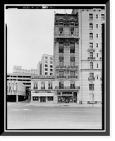 Historic Framed Print, Occidental Restaurant, 1413 Pennsylvania Avenue Northwest, Washington, District of Columbia, DC,  17-7/8" x 21-7/8"