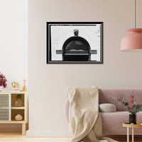 Historic Framed Print, Seven Buildings, 1901-1913 Pennsylvania Avenue Northwest, Washington, District of Columbia, DC,  17-7/8" x 21-7/8"