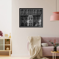 Mount Vernon Apartments, 922-924 Ninth Street Northwest, Washington, District of Columbia, DC - 3, Vintage Print