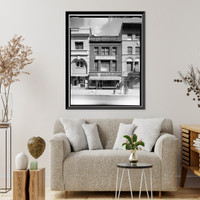 Historic Framed Print, Brodt's Hat Factory, 423 Eleventh Street, Washington, District of Columbia, DC,  17-7/8" x 21-7/8"