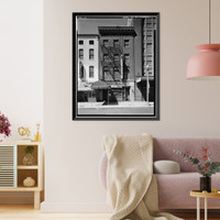 Historic Framed Print, Hammel's Restaurant, 416 Tenth Street, Washington, District of Columbia, DC,  17-7/8" x 21-7/8"