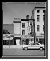 Historic Framed Print, 410-412 Tenth Street (Commercial Building), Washington, District of Columbia, DC,  17-7/8" x 21-7/8"