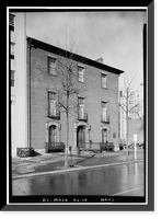 Historic Framed Print, Decatur House, National Trust for Historic Preservation, 748 Jack, Washington, District of Columbia, DC - 2,  17-7/8" x 21-7/8"