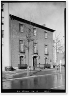 Historic Framed Print, Decatur House, National Trust for Historic Preservation, 748 Jack, Washington, District of Columbia, DC - 2,  17-7/8" x 21-7/8"