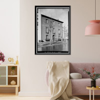 Historic Framed Print, Decatur House, National Trust for Historic Preservation, 748 Jack, Washington, District of Columbia, DC - 2,  17-7/8" x 21-7/8"