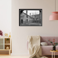 Historic Framed Print, Decatur House, National Trust for Historic Preservation, 748 Jack, Washington, District of Columbia, DC - 3,  17-7/8" x 21-7/8"