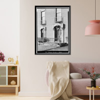 Historic Framed Print, Decatur House, National Trust for Historic Preservation, 748 Jack, Washington, District of Columbia, DC - 4,  17-7/8" x 21-7/8"
