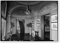 Historic Framed Print, Decatur House, National Trust for Historic Preservation, 748 Jack, Washington, District of Columbia, DC - 6,  17-7/8" x 21-7/8"