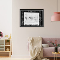 Historic Framed Print, St. John's Church, Sixteenth & H Streets Northwest, Washington, District of Columbia, DC - 3,  17-7/8" x 21-7/8"